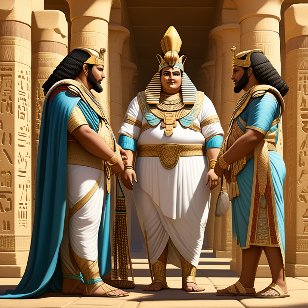 жрецы древнего египта очень полные и страдали от лишнего веса
